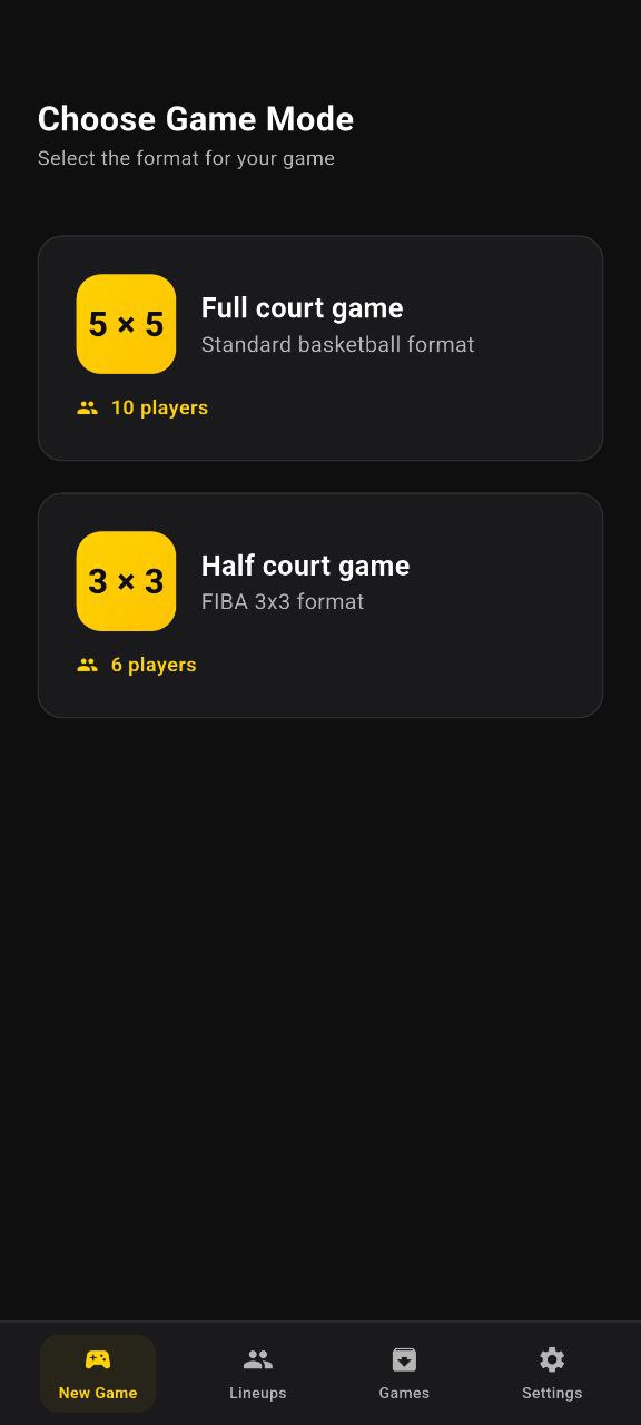 Basketball Game Data screenshot 2
